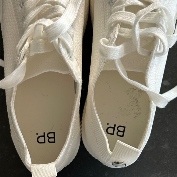 New women’s white platform sneakers- Nordstrom BP brand - NWO box - Picture 6 of 7